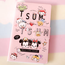 Load image into Gallery viewer, 1pc lovely cartoon tsum mickey mermaid  Stitch notebook Color Paper Diary Book  School Office Supplies Stationery