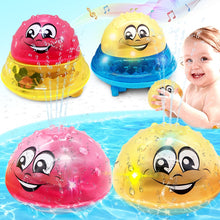 Load image into Gallery viewer, Bath Toys Spray Water Light Rotate with Shower Pool Kids Toys for Children Toddler Swimming Party Bathroom LED Light Toys Gift