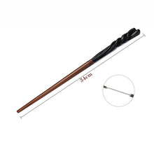 Load image into Gallery viewer, 28 Kinds of Potters Magic Wands Cosplay Harried Dumbledore Voldmort Snape Metal/Iron Core Magic Wand without Box Christmas Gift