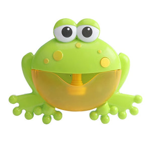 Dropshipping Bubble Machine Crabs Frog Music Kids Bath Toy Bathtub Soap Automatic Bubble Maker Baby Bathroom Toy for Children