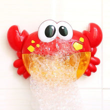 Load image into Gallery viewer, Bubble Crabs Music Baby Bath Toys Kids Pool Swimming Bathtub Soap Machine Automatic Bubble Funny Crabs Frog Bath Music Bubble