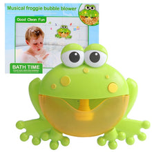 Load image into Gallery viewer, Bubble Crabs Music Baby Bath Toys Kids Pool Swimming Bathtub Soap Machine Automatic Bubble Funny Crabs Frog Bath Music Bubble