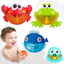 Load image into Gallery viewer, Dropshipping Bubble Machine Crabs Frog Music Kids Bath Toy Bathtub Soap Automatic Bubble Maker Baby Bathroom Toy for Children